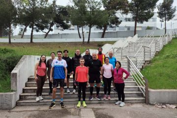 Προπόνηση στο Καυταντζόγλειο στάδιο